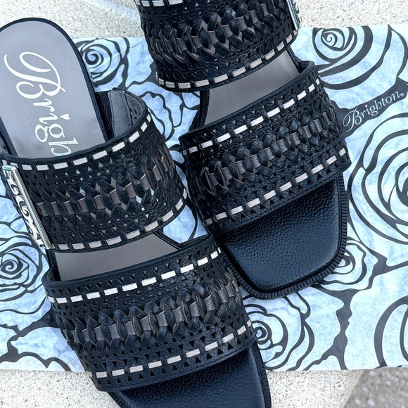 BRIGHTON Tonia Block Heels Sandals NWT Sz 7 - Picture 4 of 15